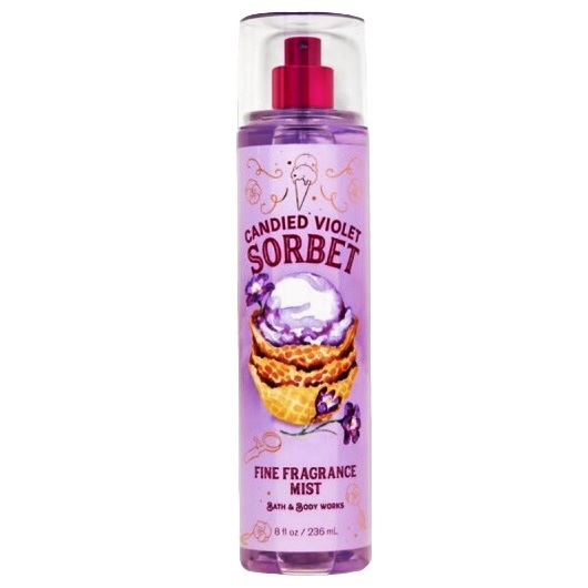 Bbw Candied Violet Sorbet Splash 236 Ml