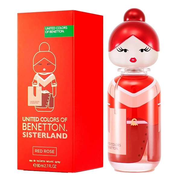 P Benetton Sisterland Red Rose W Edt 80Mlsp