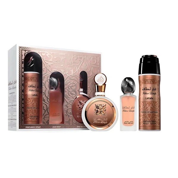 P Set Lattafa Fakhar W Edp 100Ml 3Pc