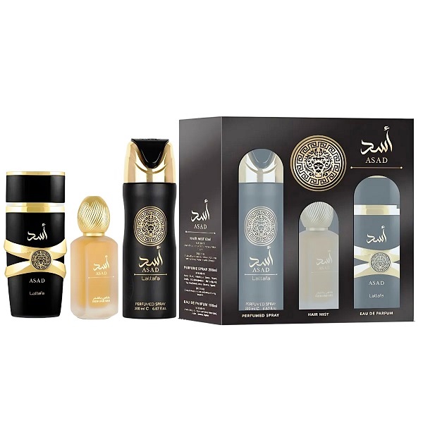 P Set Lattafa Asad M 3Pcs 100 Ml