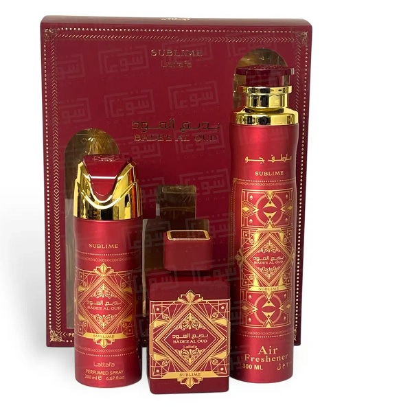 P Set Lattafa Badee Al Oud Sublime Edp 100Ml$