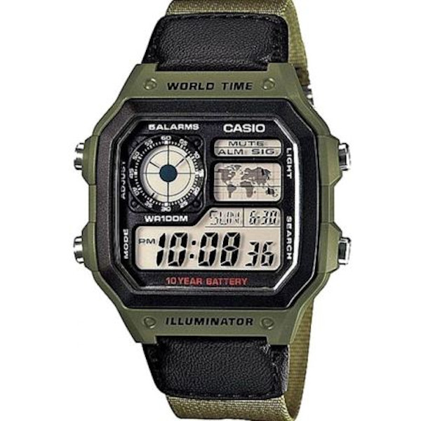 RELOJ CASIO CABALLERO AE-1200WHB-3B