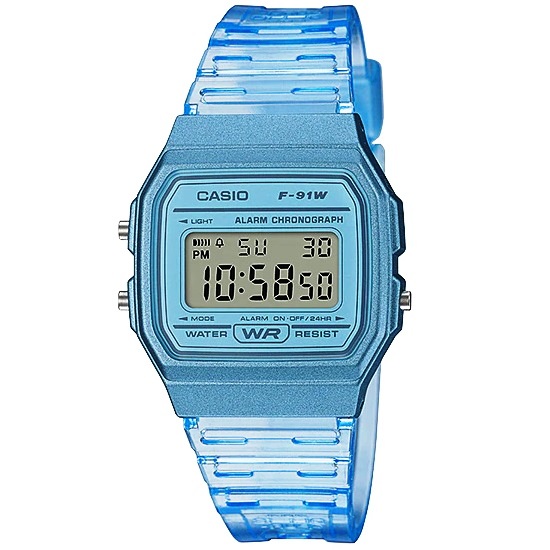 RELOJ CASIO CABALLERO F-91WS-2