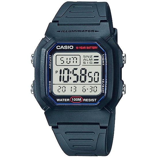 Reloj Casio Caballero W-800H-1Av