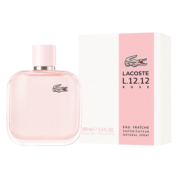 P Lacoste L12.12 Rose Fraiche W Edt 100 Mlsp