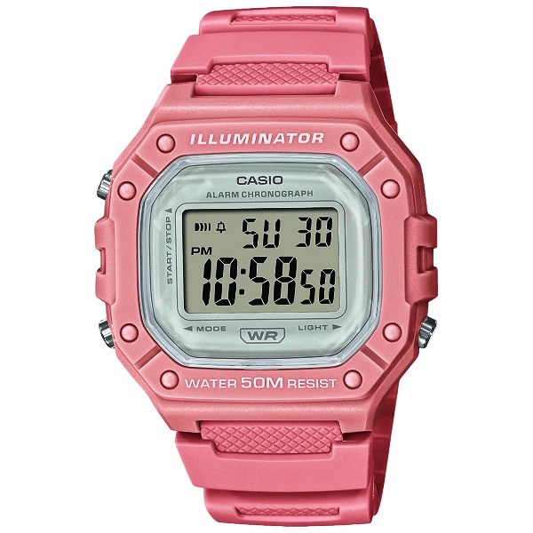 Reloj Casio Dama W-218Hc-4Av